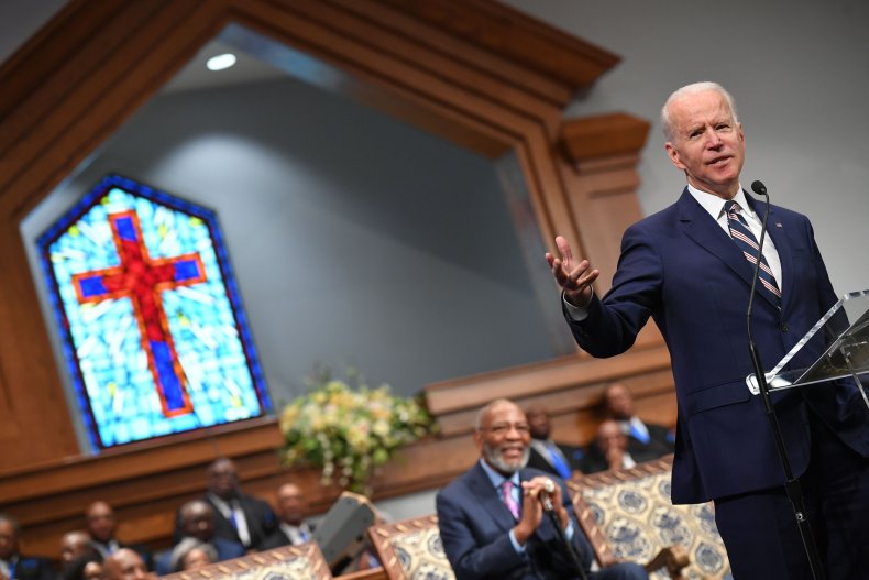 Biden at chruch