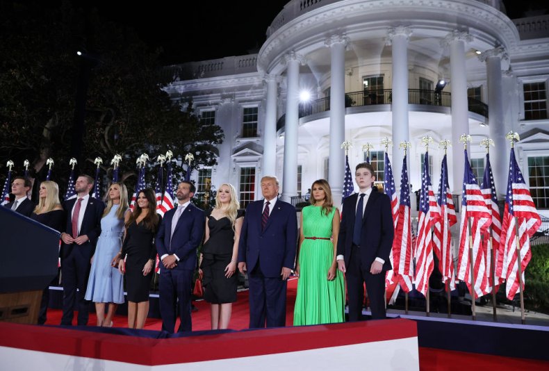Donald Trump and family