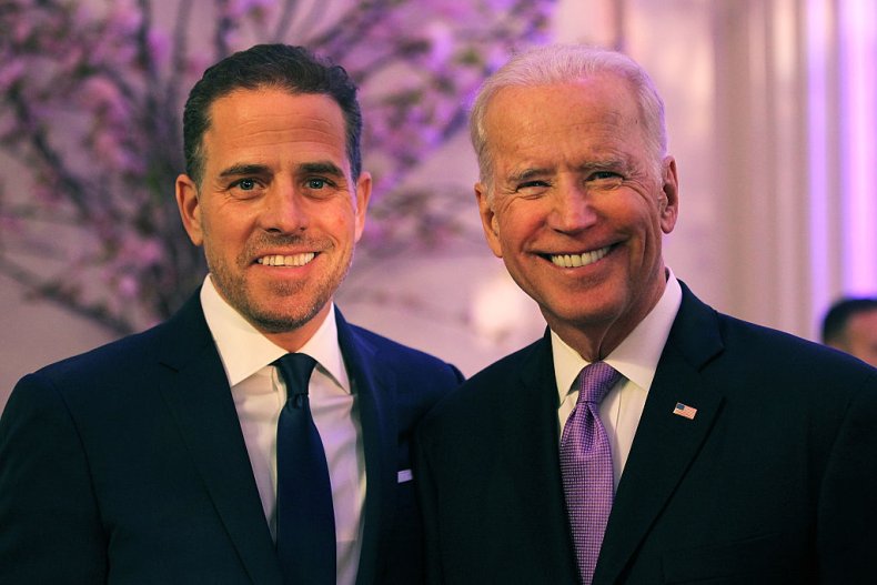 Hunter Biden and Joe Biden in 2016