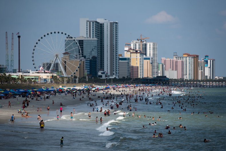 South Carolina beach September 2020