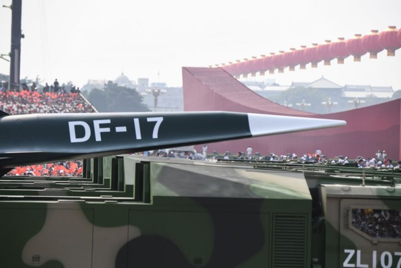 China military parade missile