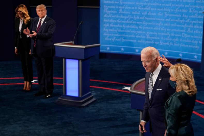 The Trumps and Bidens at the Debate
