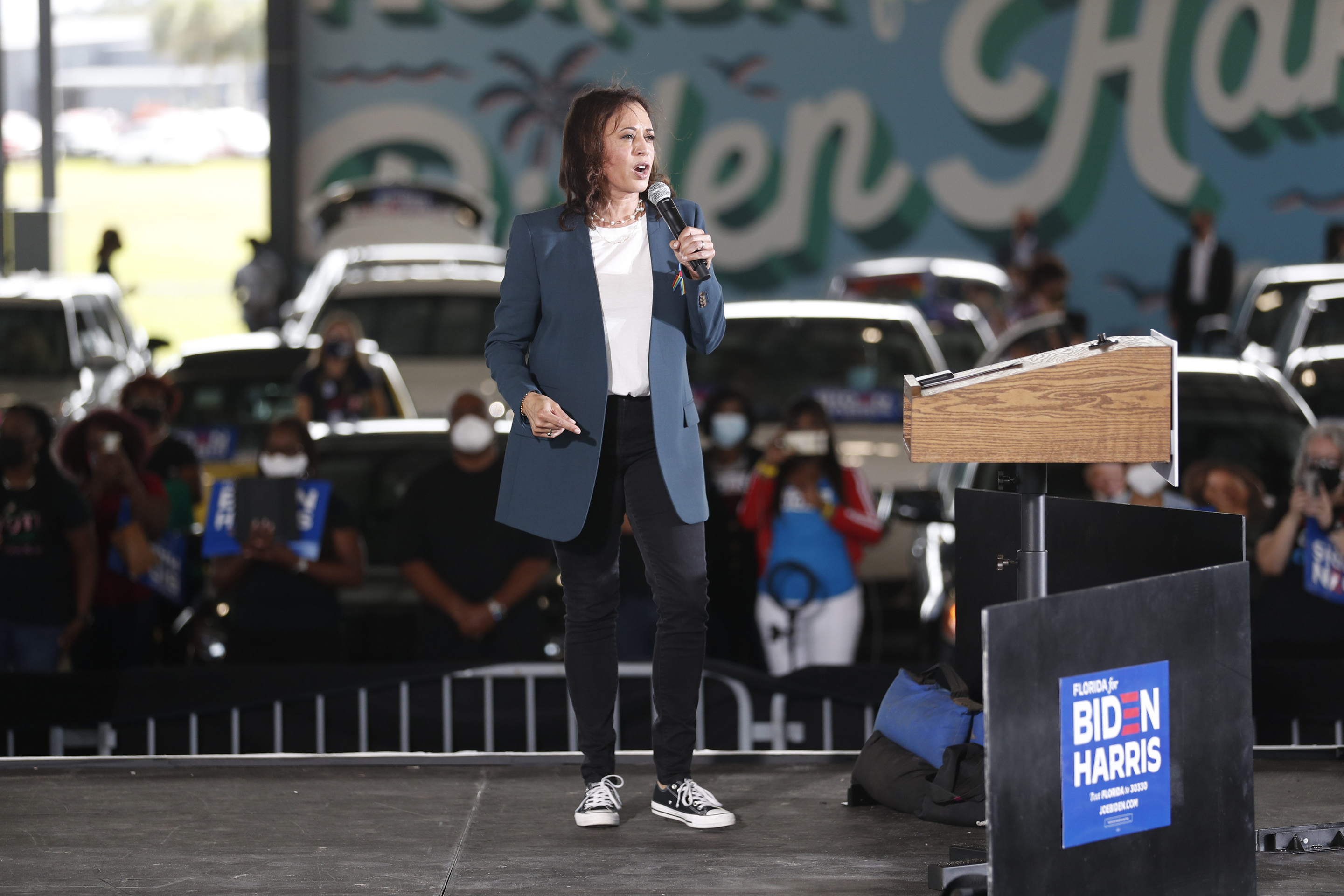 Kamala Harris Dancing in the Rain Is a Meme – on the Left and Right