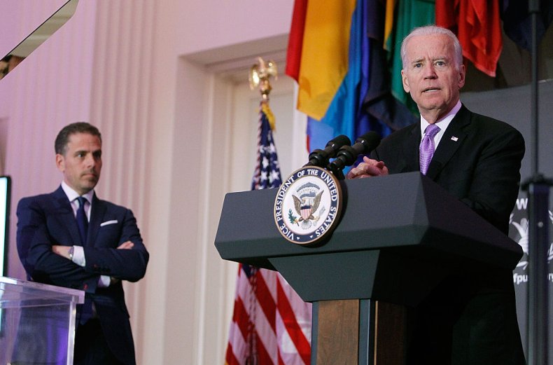 Joe Biden and Hunter Biden in 2016