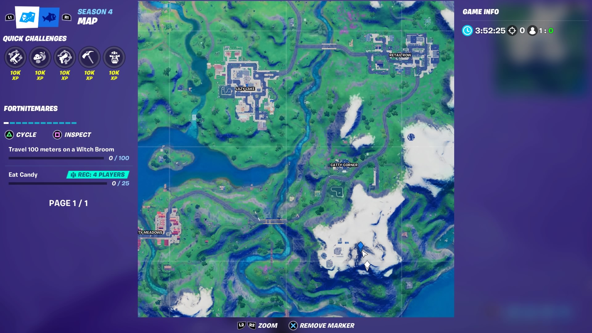 Fortnite Highest Lowest Spots On Map Locations Week 9 Challenge Guide
