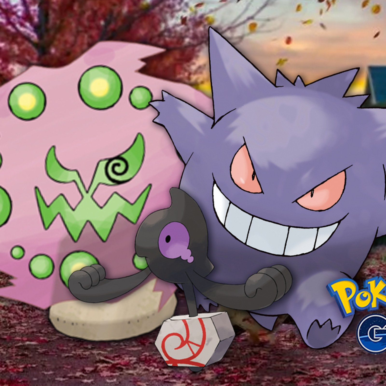 Pokémon Go's Halloween event brings Shiny Spiritomb, Galarian Yamask, and  costumed Gengar - Polygon