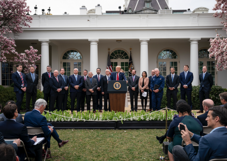 March 13: Trump declares a national emergency March 13: Trump declares a national emergency