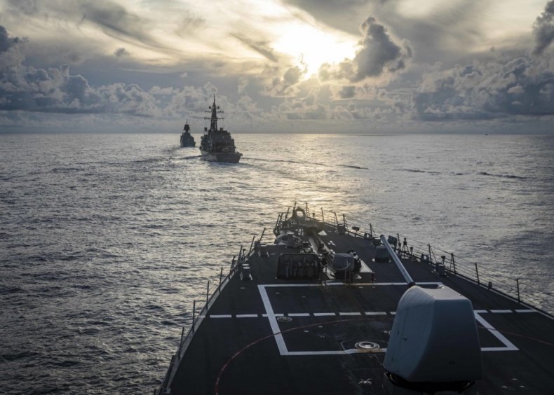 uss, john, mccain, navy, japan, australia, china