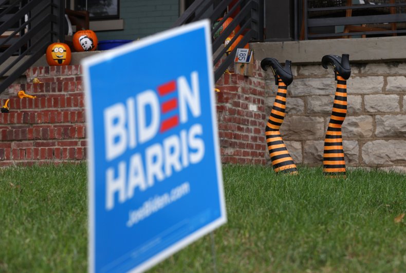 Halloween lawn sign