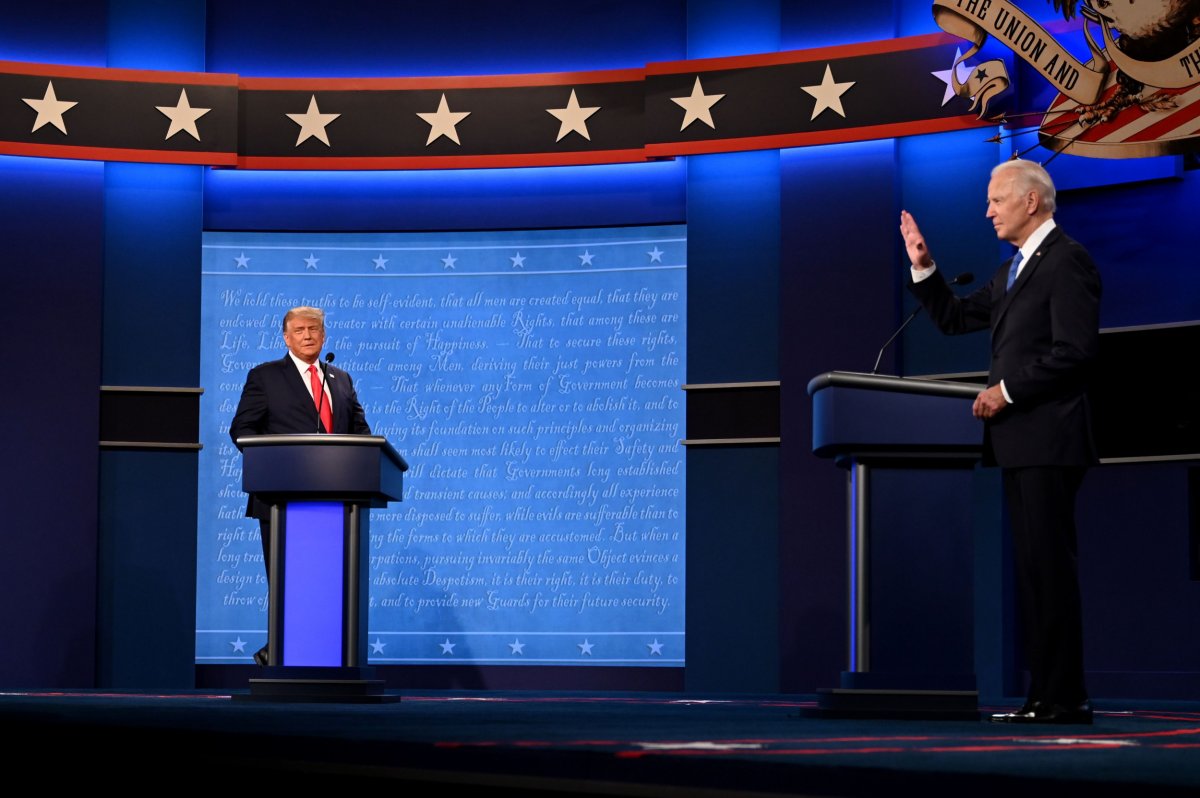Joe Biden Donald Trump third presidential debate