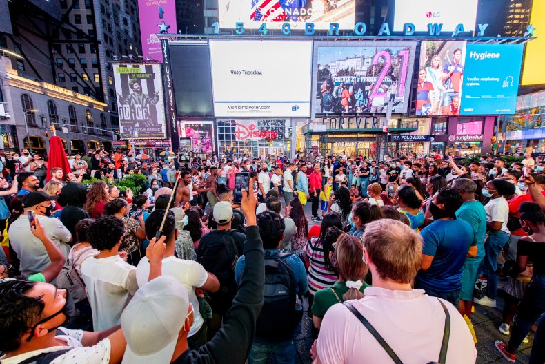 Times Square, New York City, September 2020