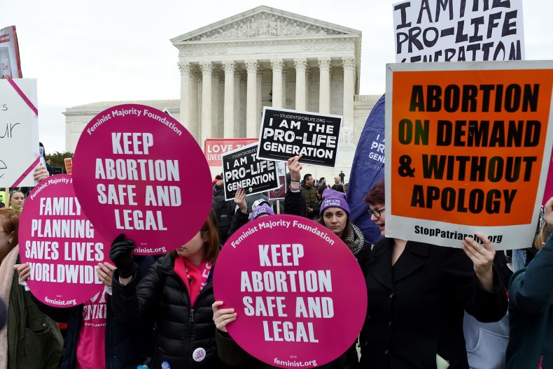 pro-life, pro-choice advocates Supreme Court