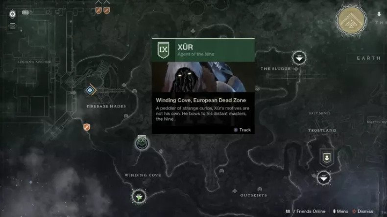 destiny 2 xur location 10-23-20