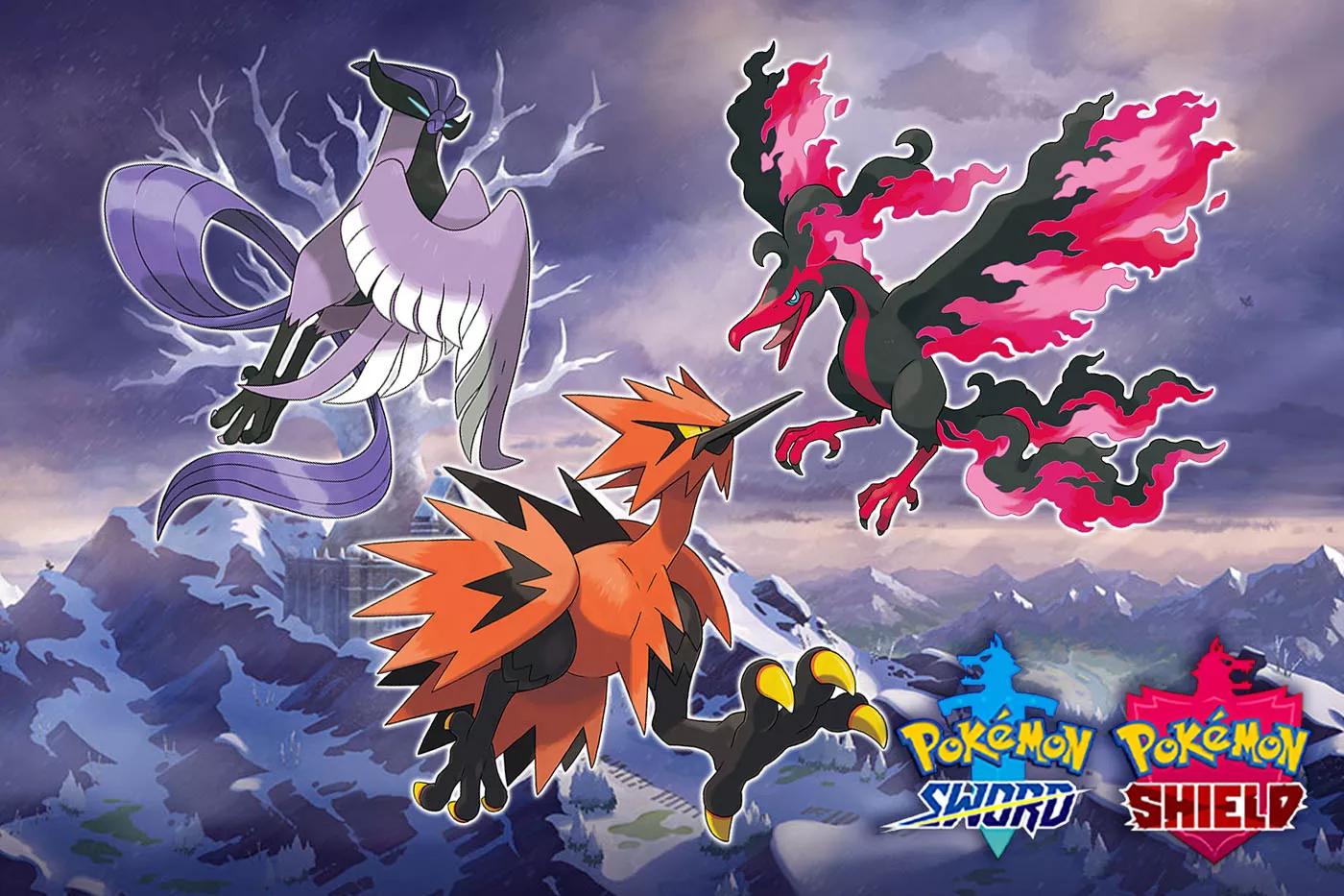 Pokémon Crown Tundra: legendary birds locations – Articuno, Zapdos, Moltres