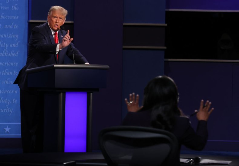 President Trump Participates in the Final Debate