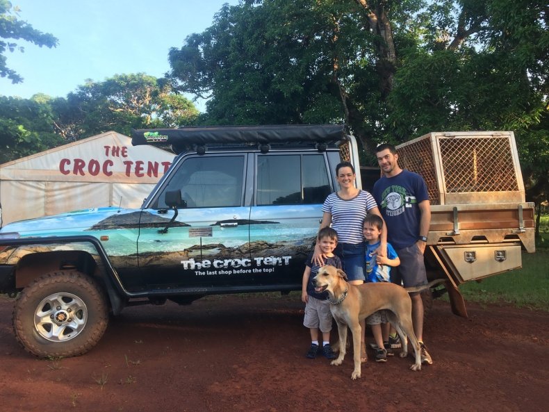 pythons, snake attack, Australia, family