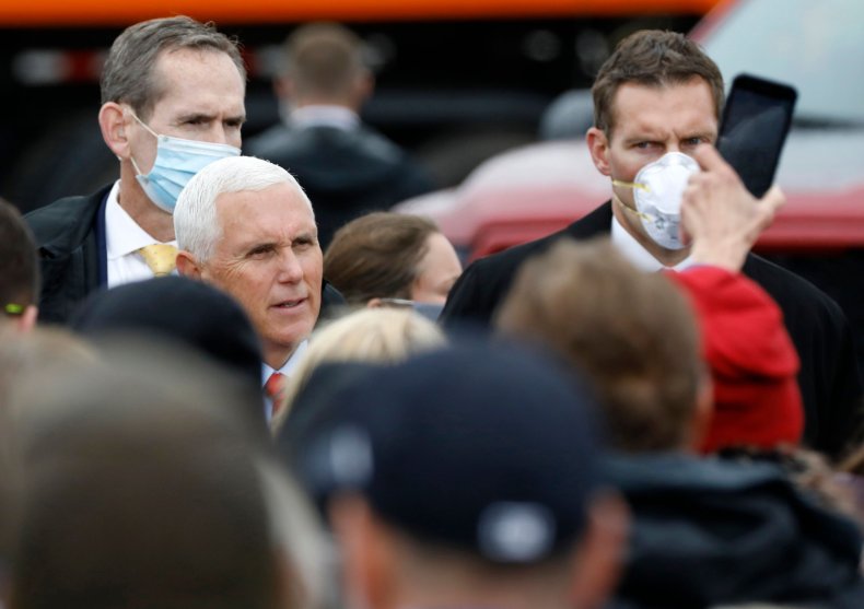 mike pence coronavirus campaign senate