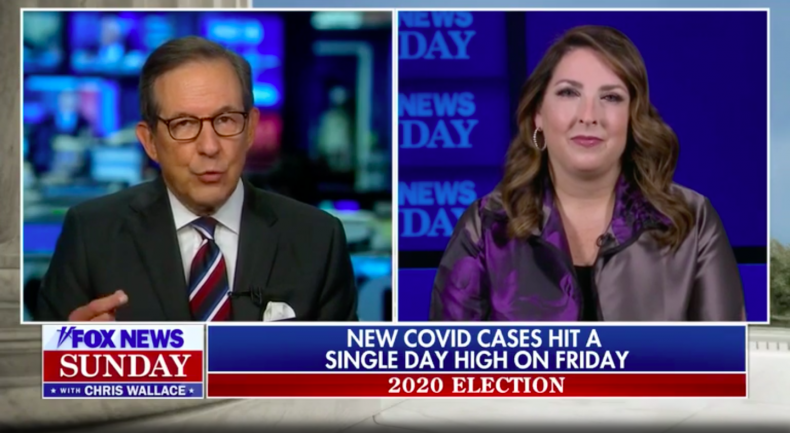 Chris Wallace and Ronna McDaniel