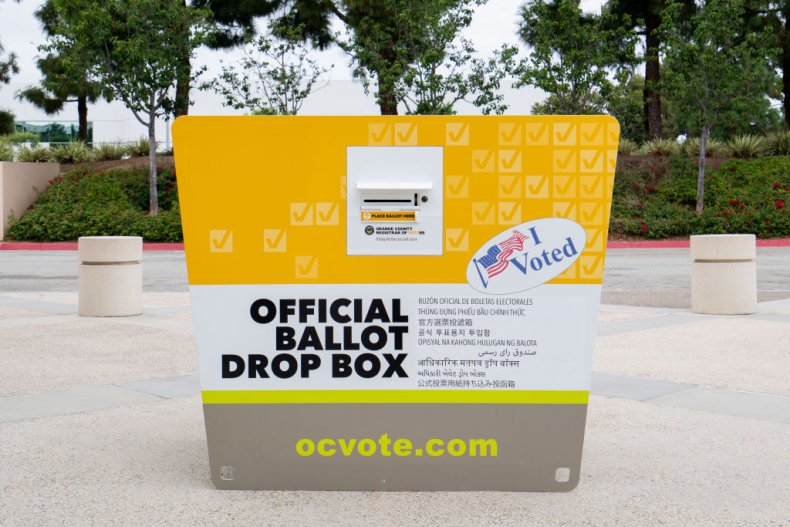ballot drop box california