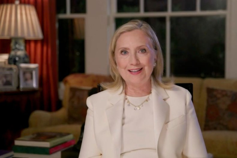 Hillary Clinton Addresses The Virtual Democratic Convention