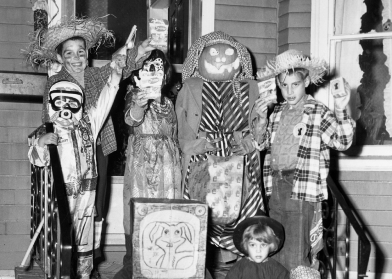 A scarecrow, jack-o’-lantern, and some friends A scarecrow, jack-o’-lantern, and some friends