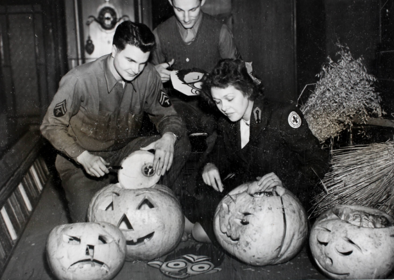 1939–1947: World War II temporarily halts Halloween