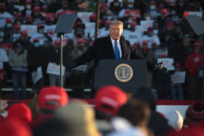 Donald Trump COVID chant jealous media Obama