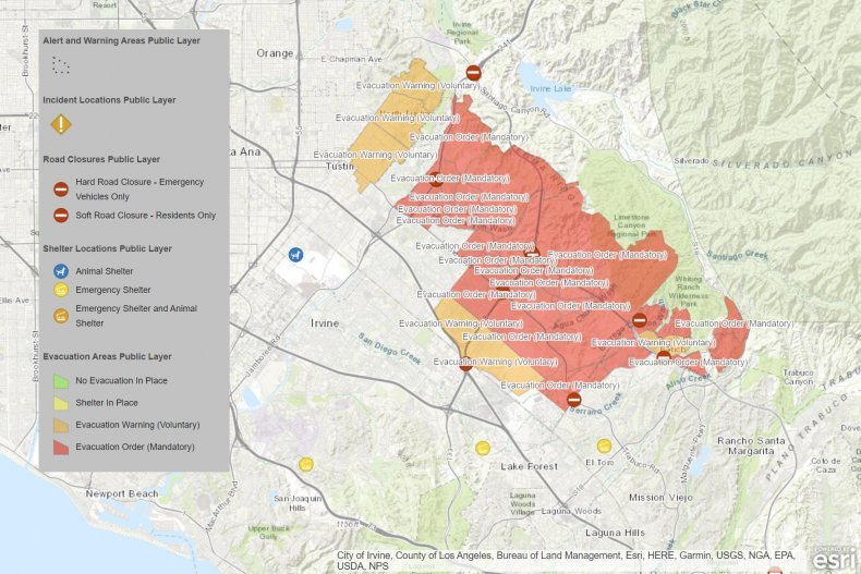 OC fire map 1