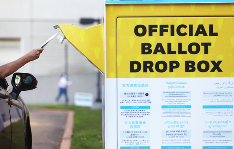 official ballot drop box