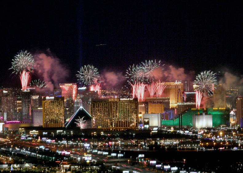 Jan. 1: New Year’s Eve celebrations in Las Vegas