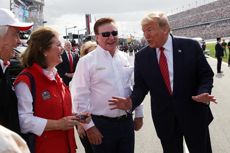 Trump and NASCAR Team Owners