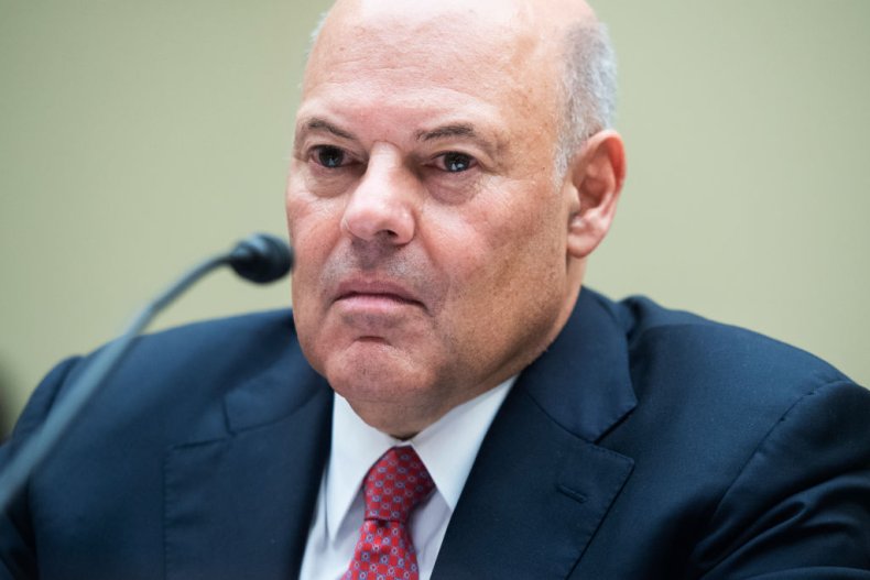 Postmaster General Louis DeJoy at a Hearing