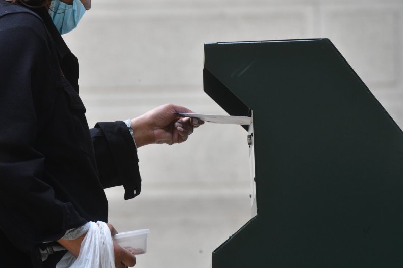 Ballot Drop Box in Philadelphia Ballot Drop Box in Philadelphia