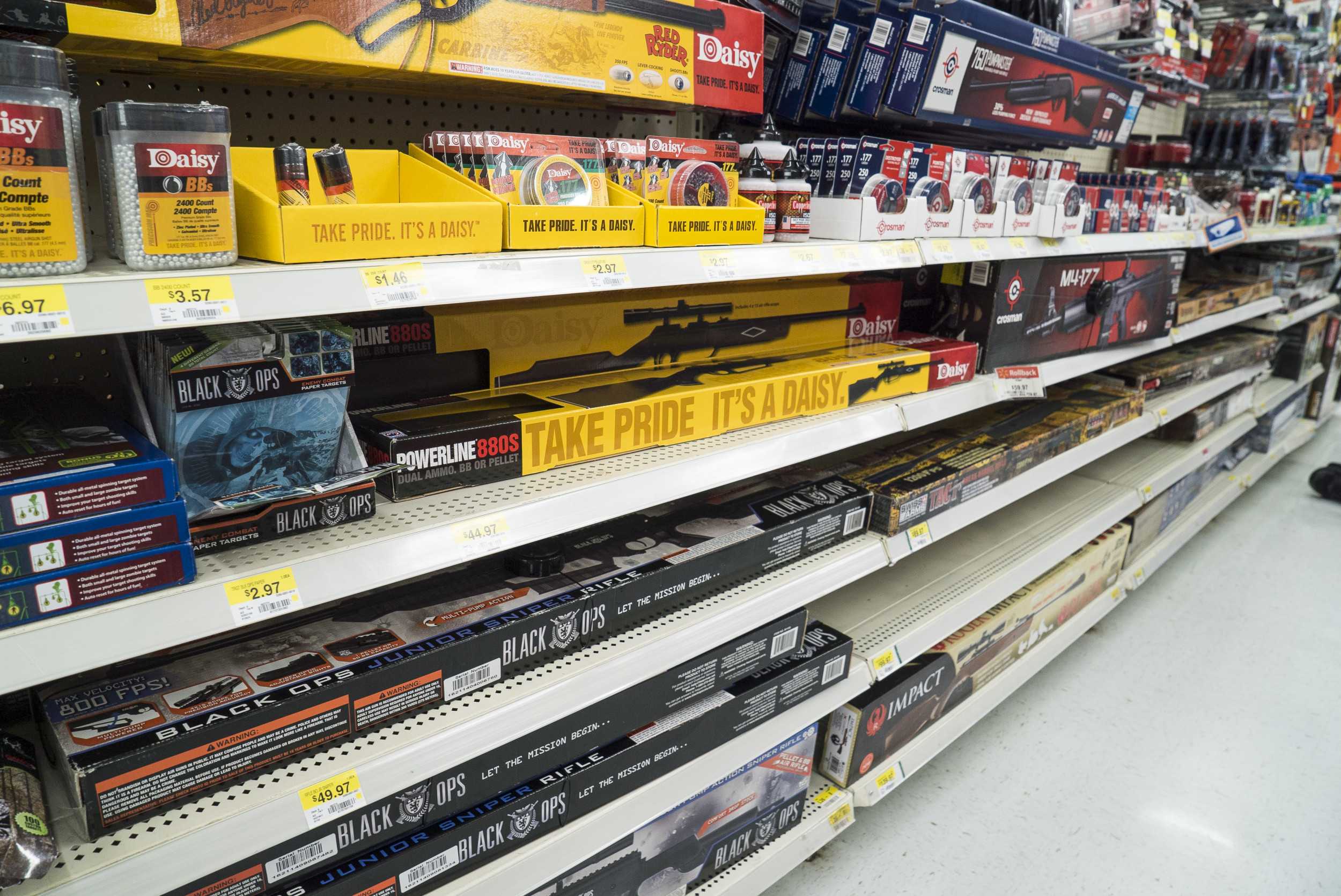 does walmart sell shotguns in texas