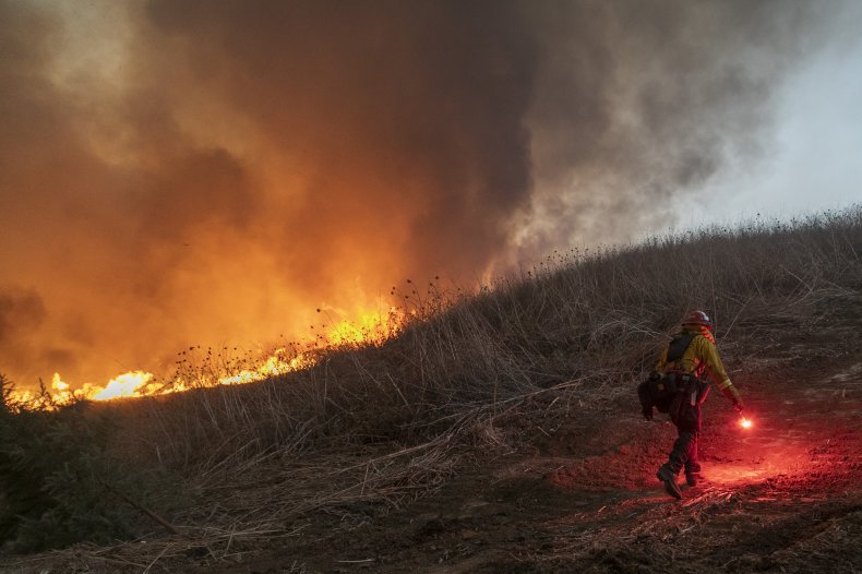 Blue Ridge Fire, California, October 2020