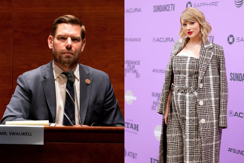 Eric Swalwell, Taylor Swift
