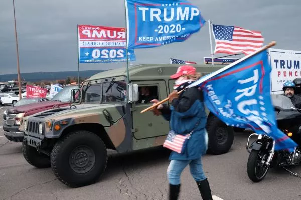 Trump flags