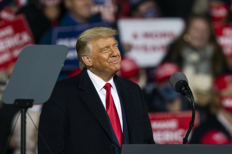 Donald Trump campaigns Pennsylvania October 31, 2020