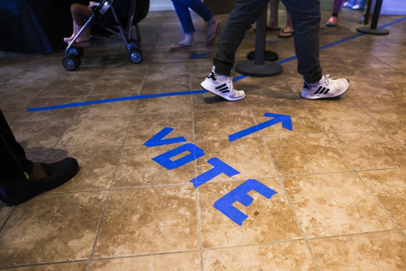 Voters Head to Voting Booths