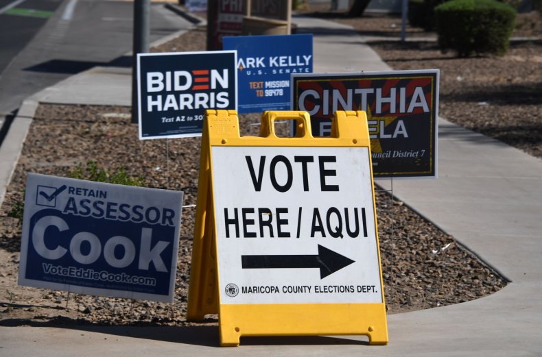 Arizona voting October 2020