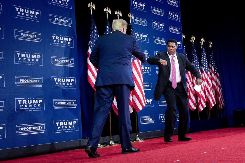 Herschel Walker, Donald Trump