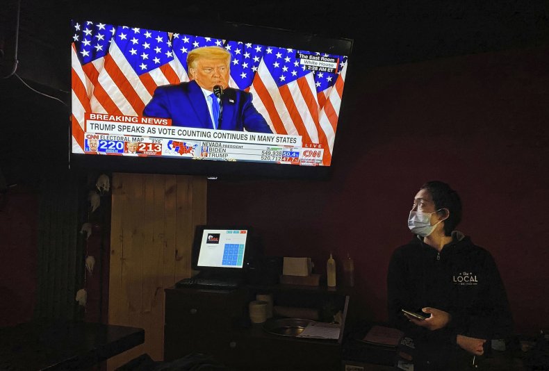 Donald Trump, AOC, election, win, speech, illegitimate
