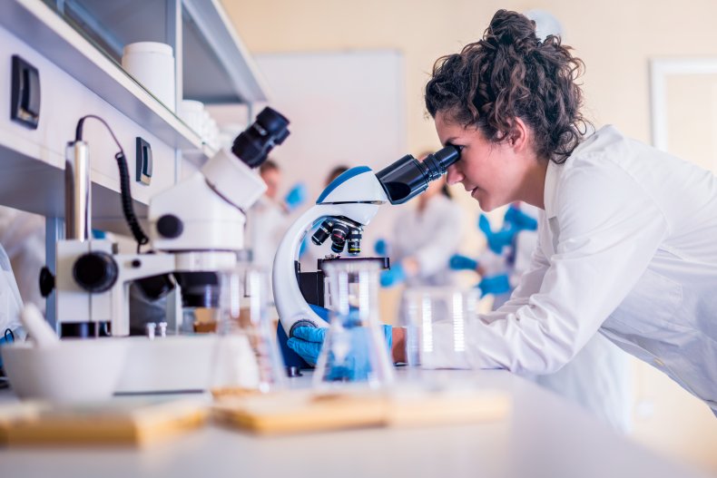 scienziato, laboratorio, stock, getty