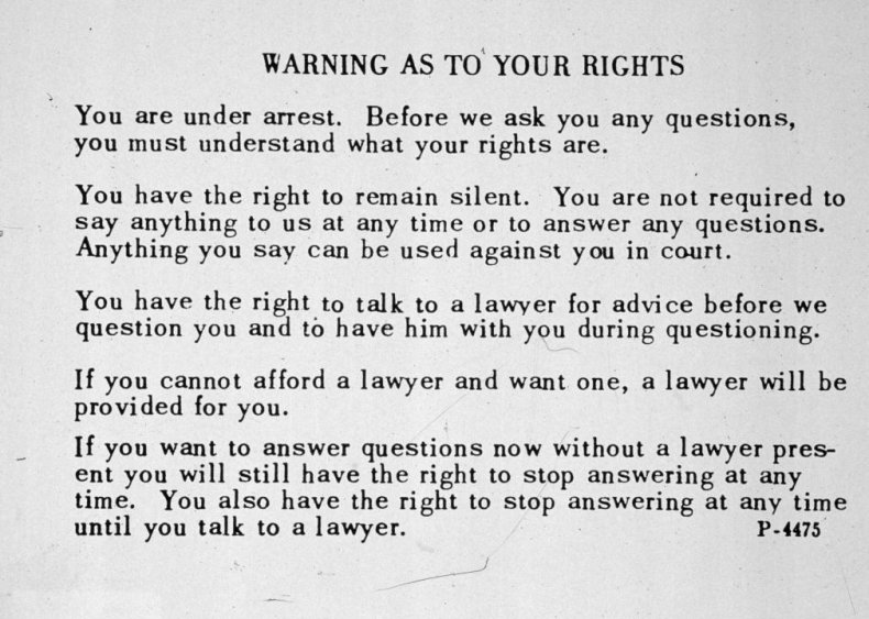 1966: Miranda v. Arizona 1966: Miranda v. Arizona