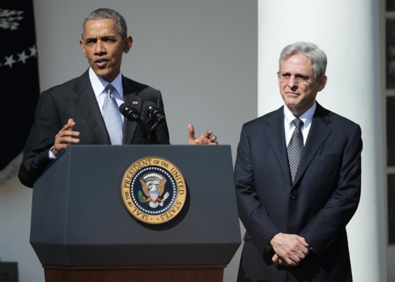 2016: Merrick Garland nominated and blocked 2016: Merrick Garland nominated and blocked