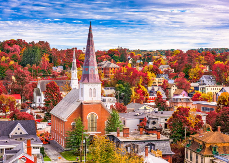 #8. Vermont (tie)