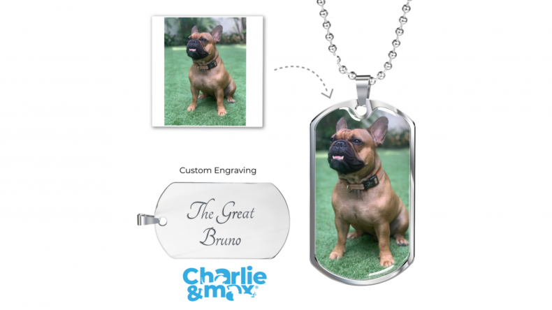charlie & max dog tag