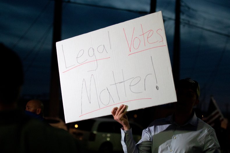 US Election Votes Protest