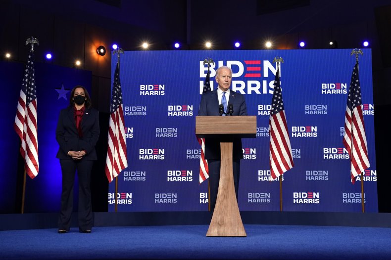 Kamala Harris and Joe Biden