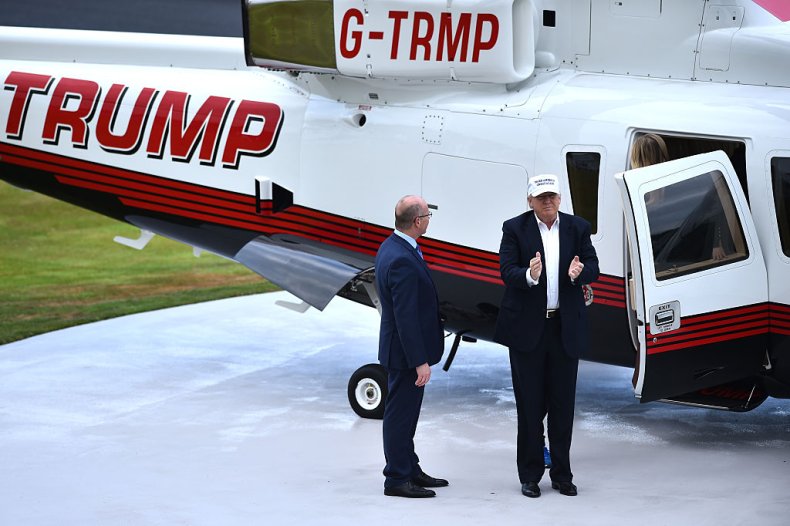 Trump helicopter 